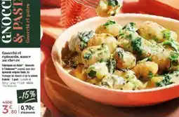 Thiriet Gnocchi et épinards sauce au chèvre offre