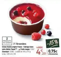 Thiriet 2 tiramisu offre