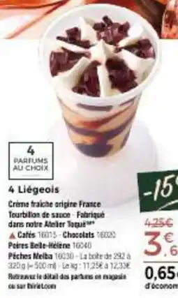 Thiriet 4 liégeois offre