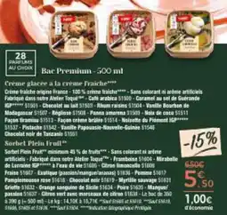 Thiriet Bac premium offre