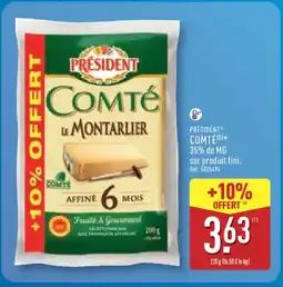 ALDI PRÉSIDENT Comté offre