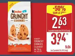 ALDI KINDER Crunchy cookies offre