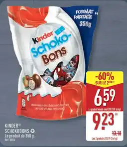 ALDI KINDER Schokobons offre