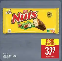 ALDI NESTLÉ Barre nuts offre