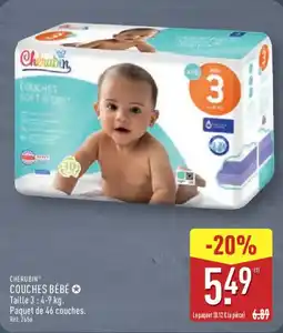 ALDI CHERUBIN Couches bébé offre
