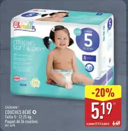 ALDI CHERUBIN Couches bébé offre