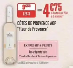 Grand Frais Côtes de provence aop fleur de provence offre