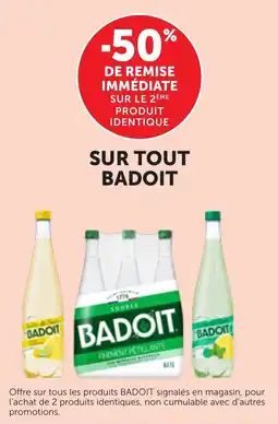 Bi1 Sur tout badoit offre