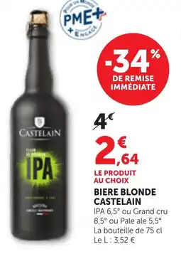Bi1 Biere blonde castelain offre