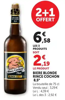 Bi1 Biere blonde rince cochon 8,5° offre