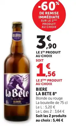 Bi1 Biere la bete 8° offre