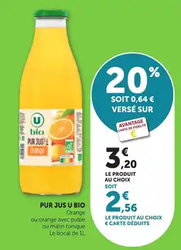 Bi1 Pur jus u bio offre