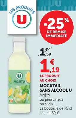 Bi1 Mocktail sans alcool u offre