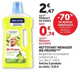 Bi1 Nettoyant menager mr propre offre