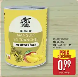 ALDI ASIA GREEN GARDEN Mangues en tranches offre