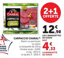 Bi1 Carpaccio charal offre