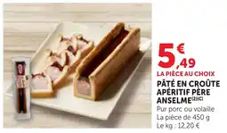 Bi1 Pâté en croûte apéritif père anselme offre