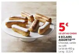 Bi1 6 eclairs assortis offre