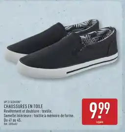 ALDI UP 2 FASHION Chaussures en toile offre