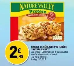 E.Leclerc Nature valley - barres de céréales proteinées offre