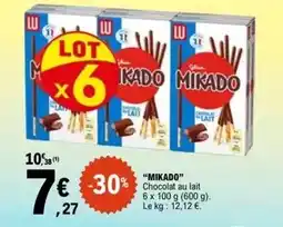 E.Leclerc Mikado - chocolat au lait offre