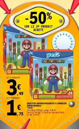 E.Leclerc Yeti - sucettes refrefuchissantes congeler offre