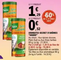 E.Leclerc Knorr - aromates secret d'arômes offre