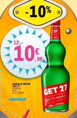 E.Leclerc Get - liqueur de mentifie offre