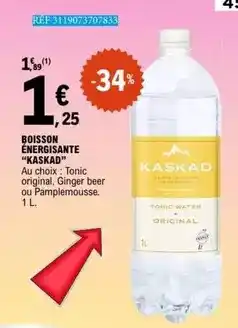 E.Leclerc Pamplemousse - boisson énergisante offre