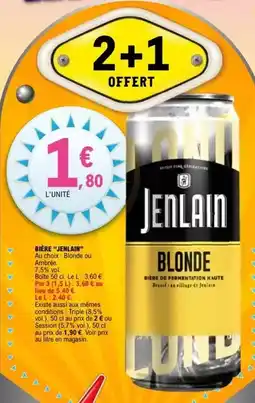 E.Leclerc Jenlain - bière offre