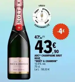E.Leclerc Brut - aoc champagne rose offre