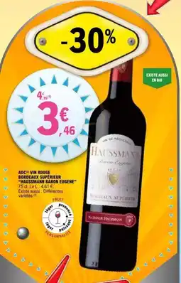 E.Leclerc Haussmann - ages vin rouge boursanne offre