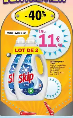 E.Leclerc Skip - lessive liquide offre