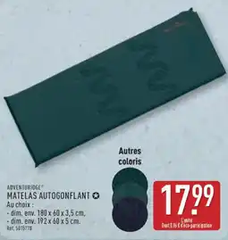 ALDI ADVENTURIDGE Matelas autogonflant offre