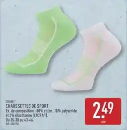 ALDI CRANE Chaussettes de sport offre