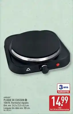 ALDI AMBIANO Plaque de cuisson offre