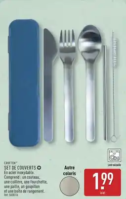 ALDI CROFTON Set de couverts offre