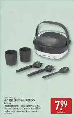 ALDI ADVENTURIDGE Vaisselle de pique-nique offre