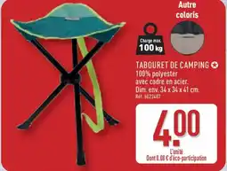 ALDI TABOURET DE CAMPING offre