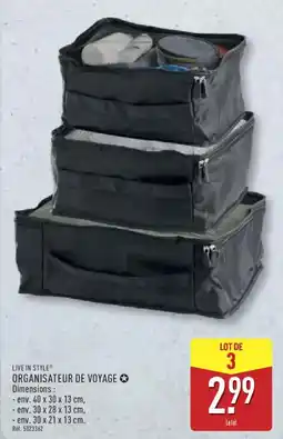 ALDI LIVE IN STYLE Organisateur de voyage offre