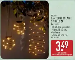 ALDI BELAVI Lanterne solaire spirale offre