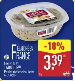 ALDI DAYLICIOUS Taboulé offre