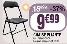 La Foir'Fouille Chaise pliante offre