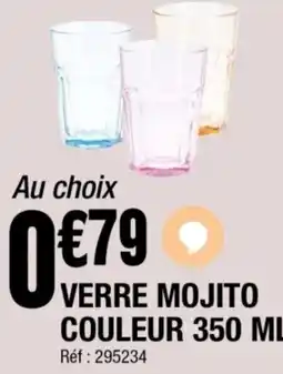 La Foir'Fouille Verre mojito couleur offre