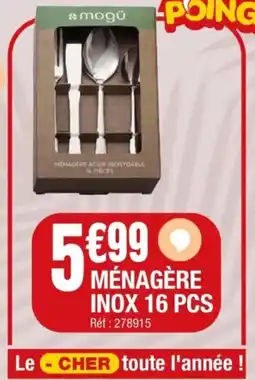 La Foir'Fouille Ménagère inox offre