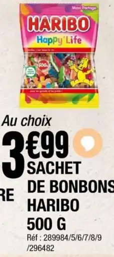 La Foir'Fouille HARIBO Sachet de bonbons offre