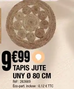 La Foir'Fouille Tapis jute uny offre