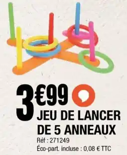 La Foir'Fouille Jeu de lancer de 5 anneaux offre