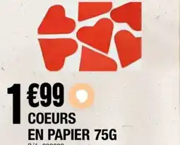 La Foir'Fouille Coeurs en papier offre