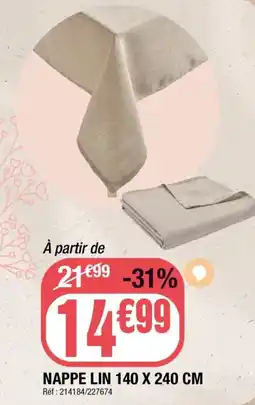 La Foir'Fouille Nappe lin offre